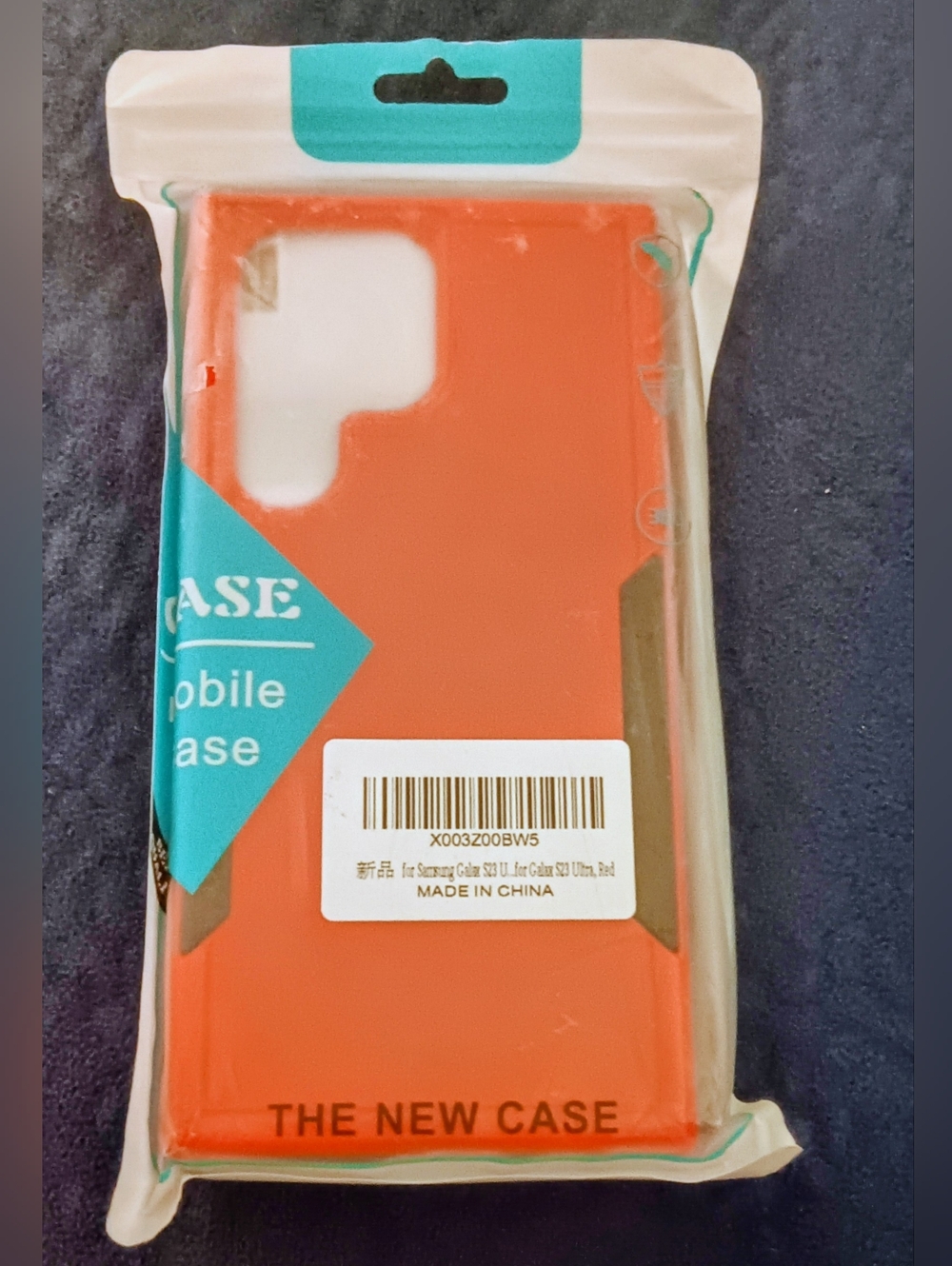 THE NEW CASE Red Phone Case for Samsung - Slim Protective Cover